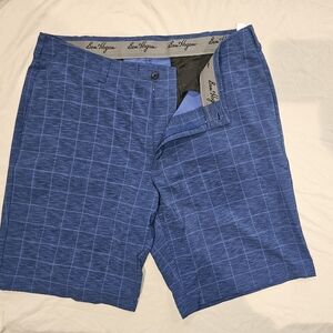 Ben Hogan Blue Plaid Golf Shorts Size 40 – Performance Stretch, Lightweight
